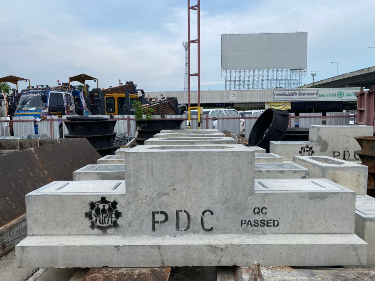 ฐาน ค.ส.ล. สำหรับติดตั้งตู้ #PDC